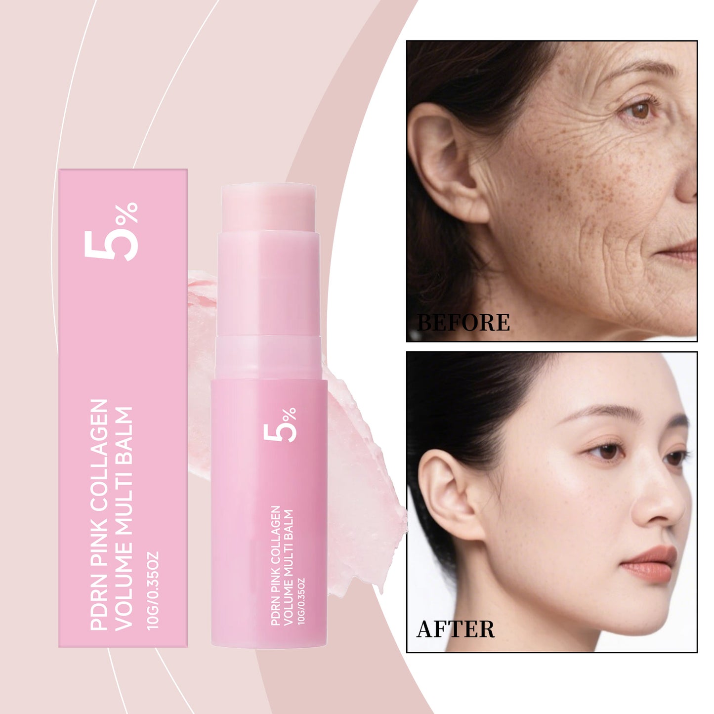 Innovist PDRN Pink Collagen Multi Balm Stick, 10g