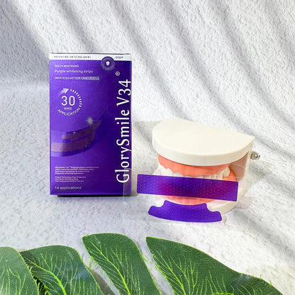 Purple Whitening Strips-14 strips (7 sessions)